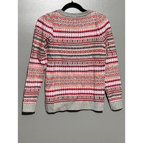 NWT Talbots Ski Sweater Multiple‎ Colors, Size XS Cotton Mix - Picture 2 of 5